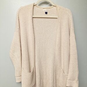 Slouchy Beige Cardigan Small